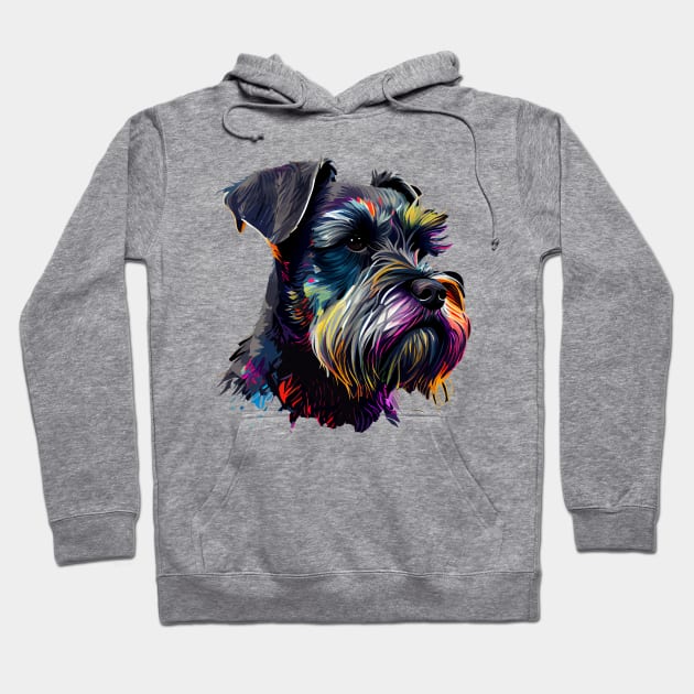 Miniature Schnauzer Hoodie by JH Mart